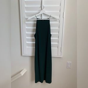 Dark Olive Green - Midi Bodycon Dress - Worn Once